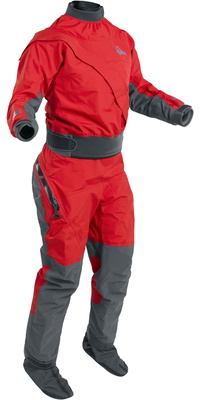 2025 Palm Dame Cascade Front Zip Kajak Drysuit 12369 - Flame Red