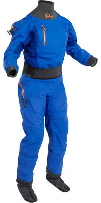 2025 Palm Kvinder Atom Back Zip Kajak Tørdragt & Drop Seat Ocean / Cobalt 12381