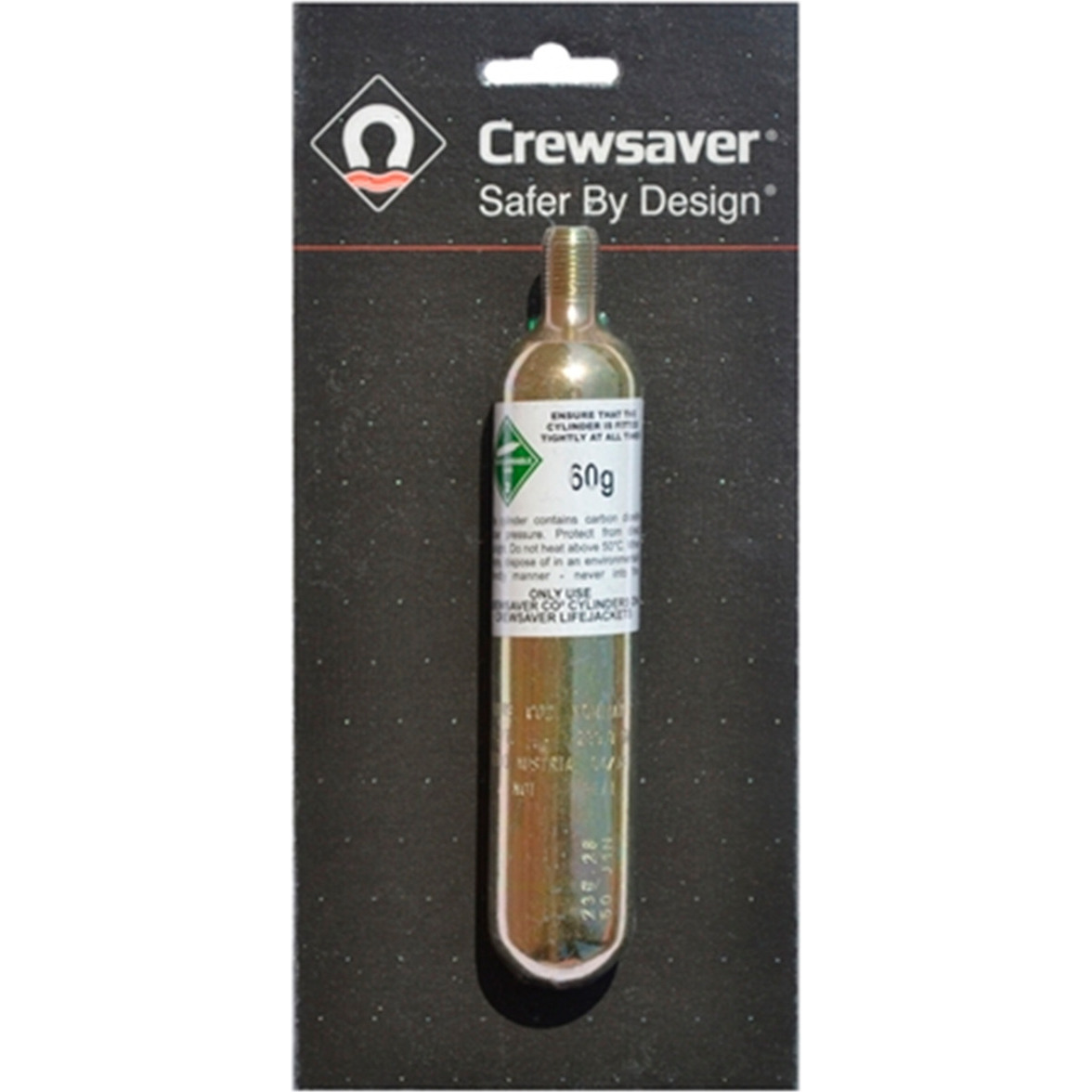 2026 Crewsaver 60g 275n Redningsvest Udskiftningscylinder 10470