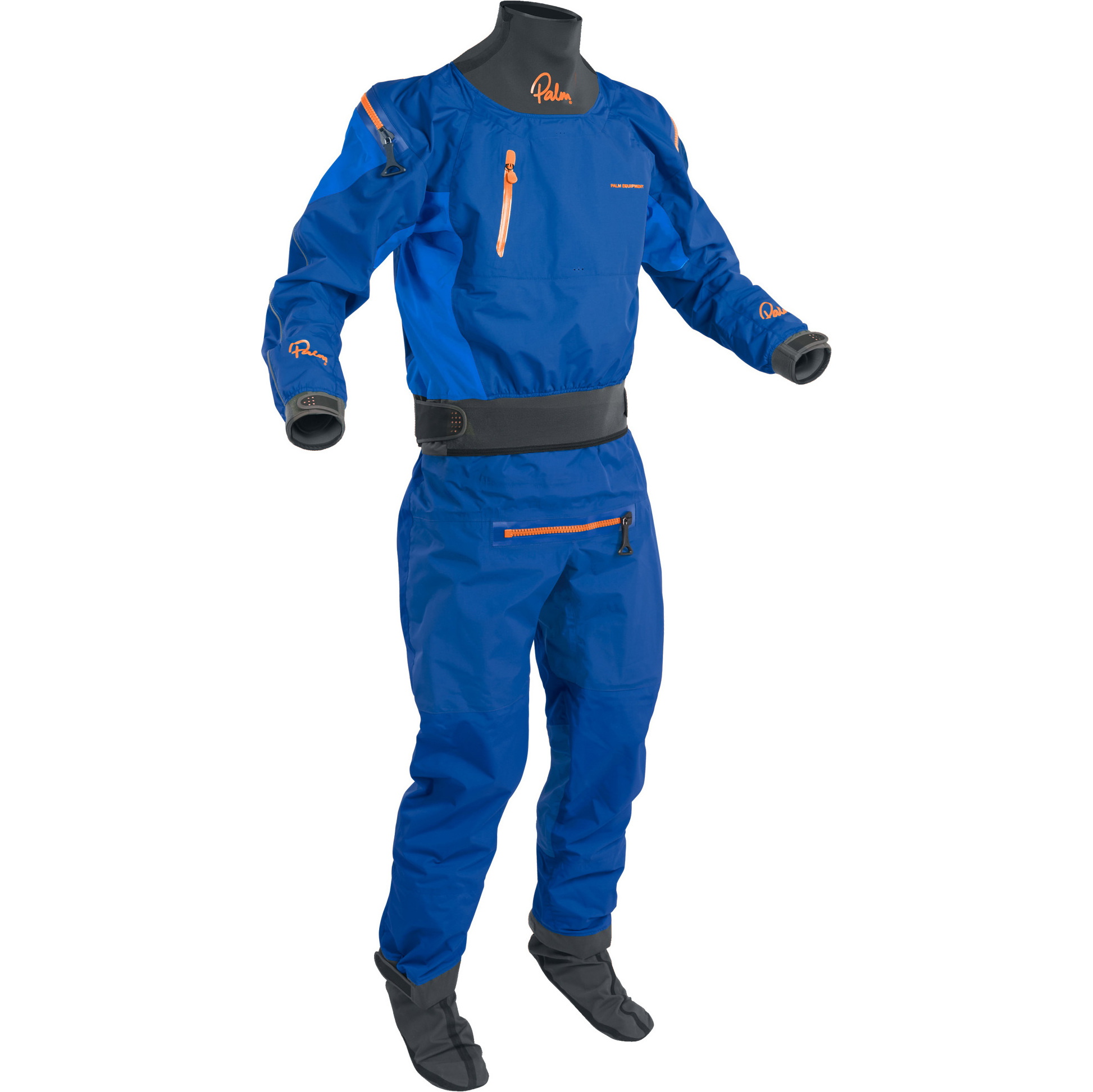 2025 Palm Herre Atom Back Zip Kajak Tørdragt & Con Zip Colbalt / Ocean 12380
