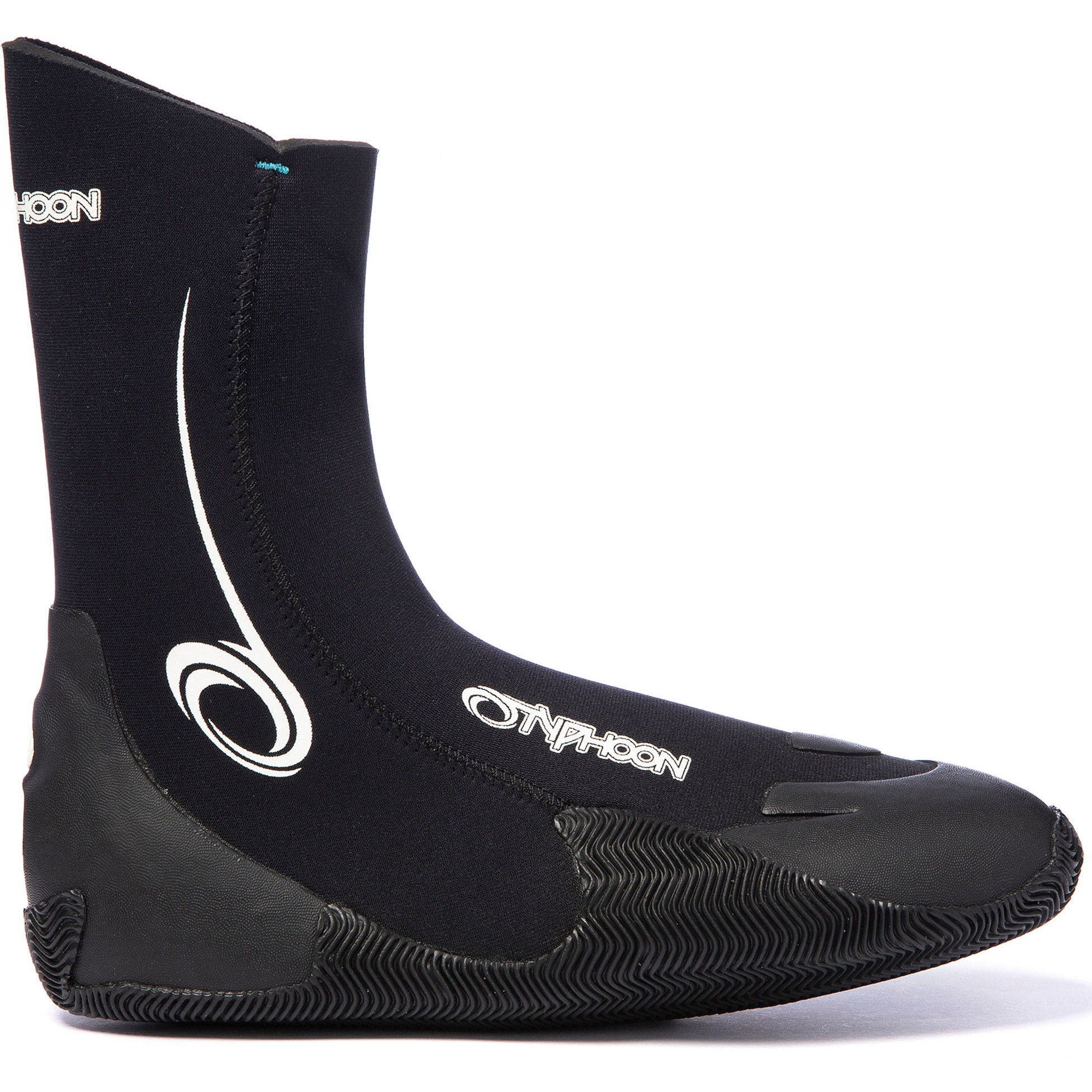 2021 Typhoon Vortex 5mm Neopren Støvler I Rund Tå 300320 - Sort