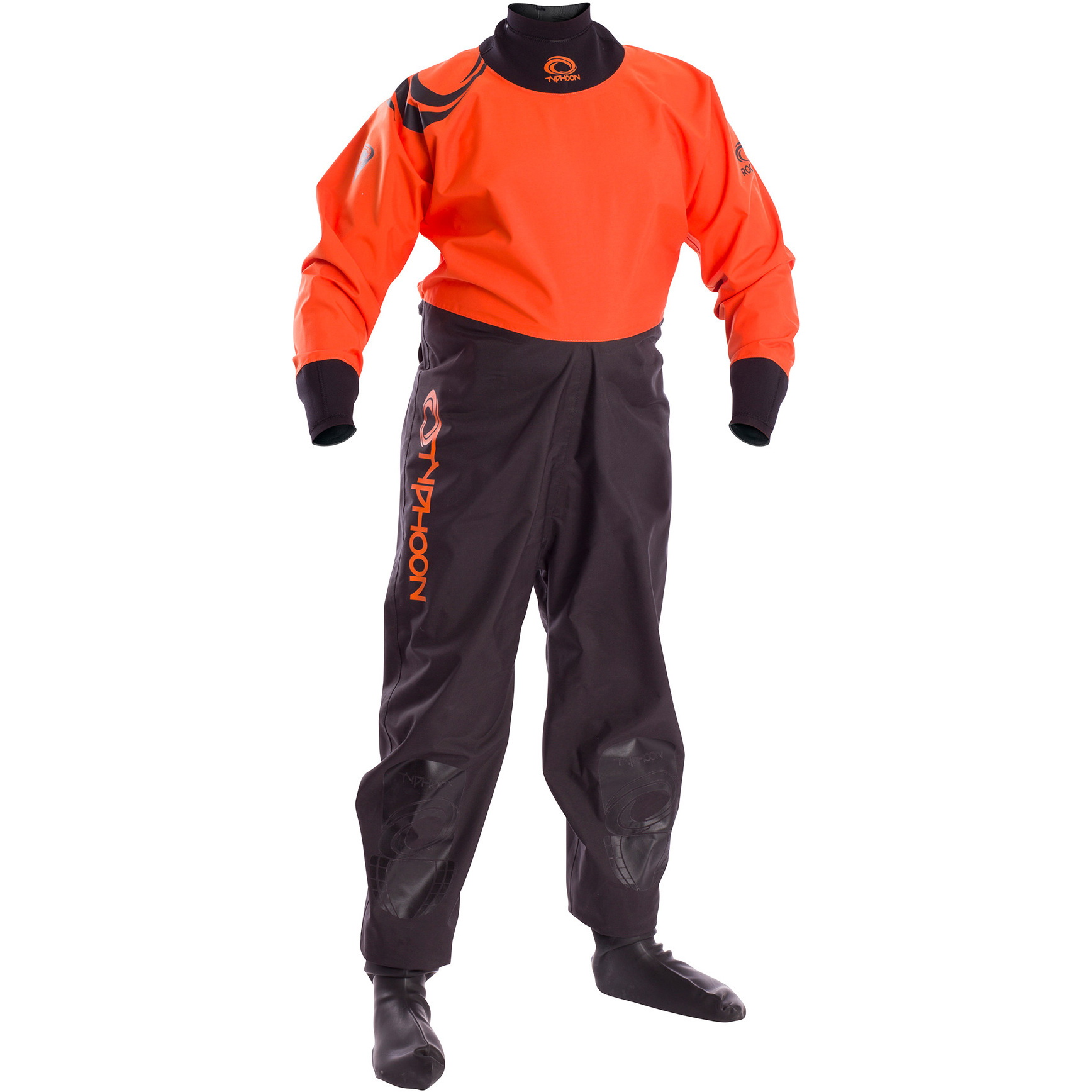 2022 Typhoon Junior Rookie Drysuit Sort / Orange 100171