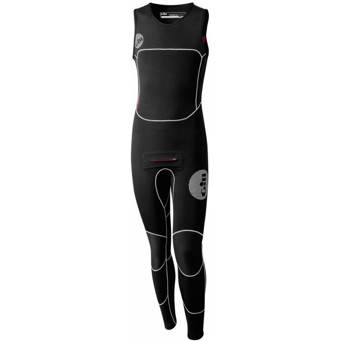 2019 Gill Termoskin 4/3mm Gbs Skiff Suit Sort 4614