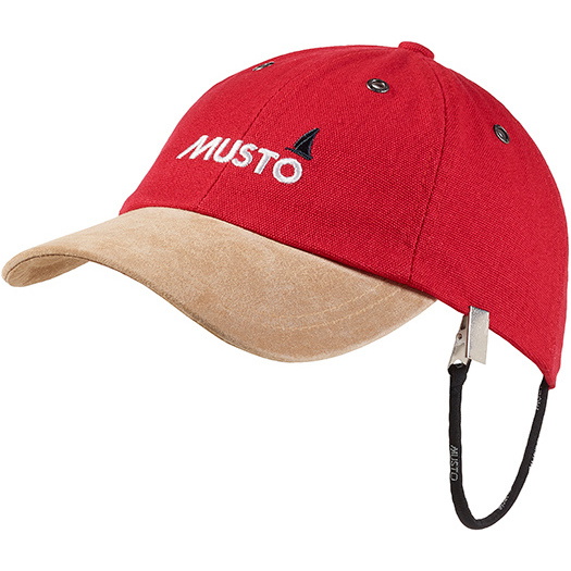 2026 Musto Evo Original Crew Cap I ægte Røde Ae0191
