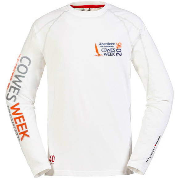 Musto Cowes Week Sunblock Long Sleeve T-Shirt White PSE1550CW