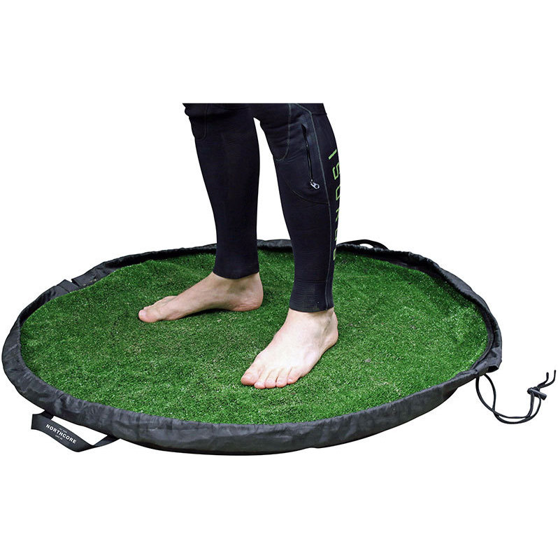 2026 Northcore Grass Vandtæt Skiftemåtte / Taske Nocom02 - Sort / Grøn