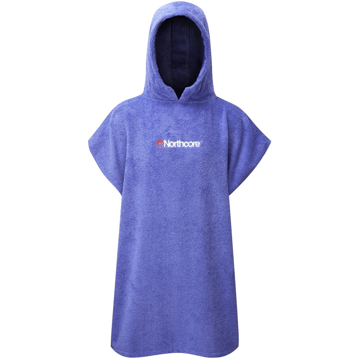 2026 Northcore Kids Beach Basha Hooded Towel Changing Robe / Poncho NOCO24D - Lilla