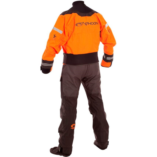 Typhoon Multisport Hinge Drysuit +Con Zip Orange / Black Suit Only 100152