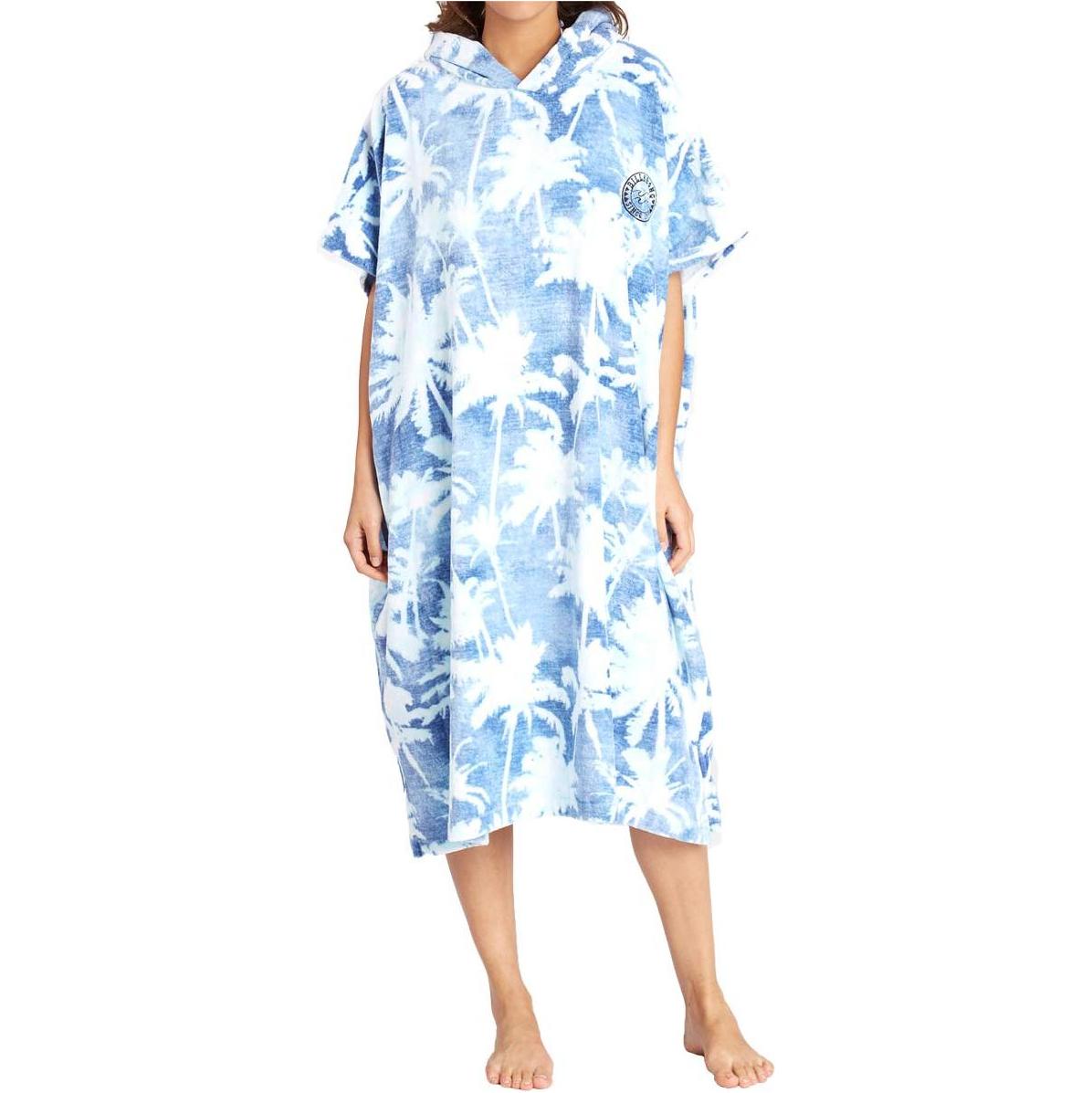 2018 Billabong Indigo Hooded Håndklæde / Skiftende Poncho C4BR01