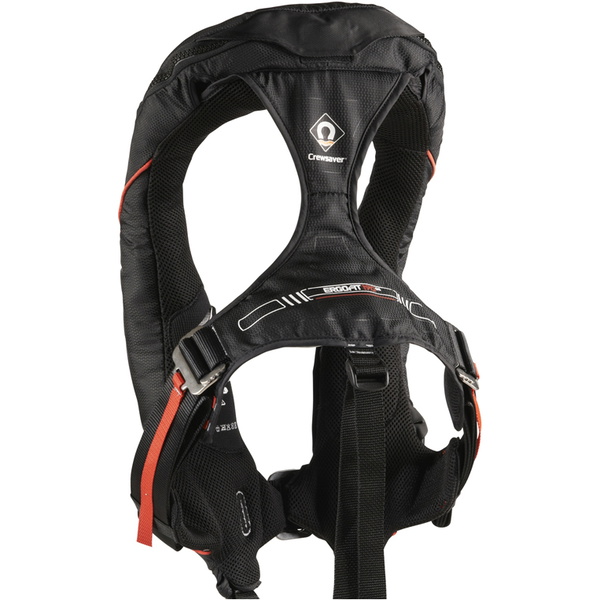 2026 Crewsaver Ergofit 190n Offshore Auto Sele Let Hætte Redningsvest 9125bkap