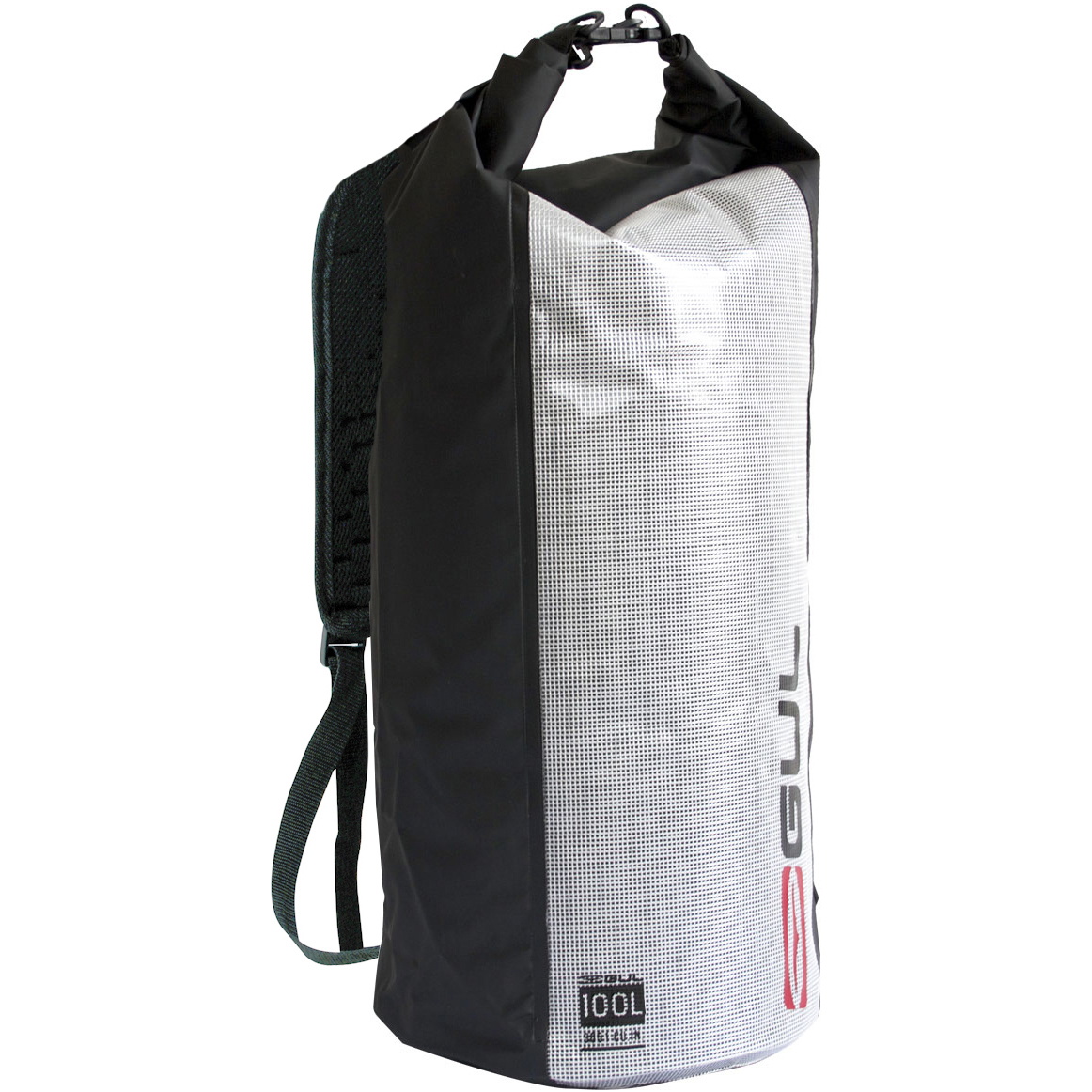 2017 Gul tørpose 100 liter med Ruck Sack Straps LU0122