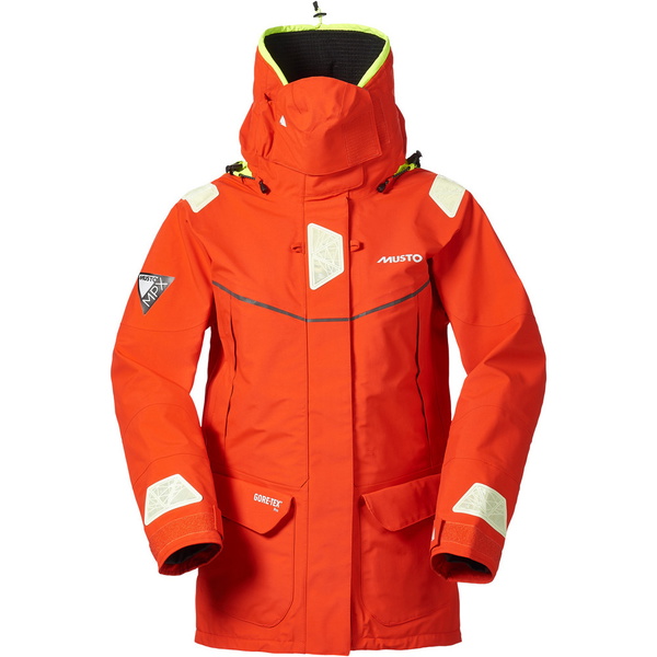 Musto Ladies MPX Goretex Offshore Jakke SM151W3 & Bukser SM1520 Combi Set BRAND ORANGE / SVART