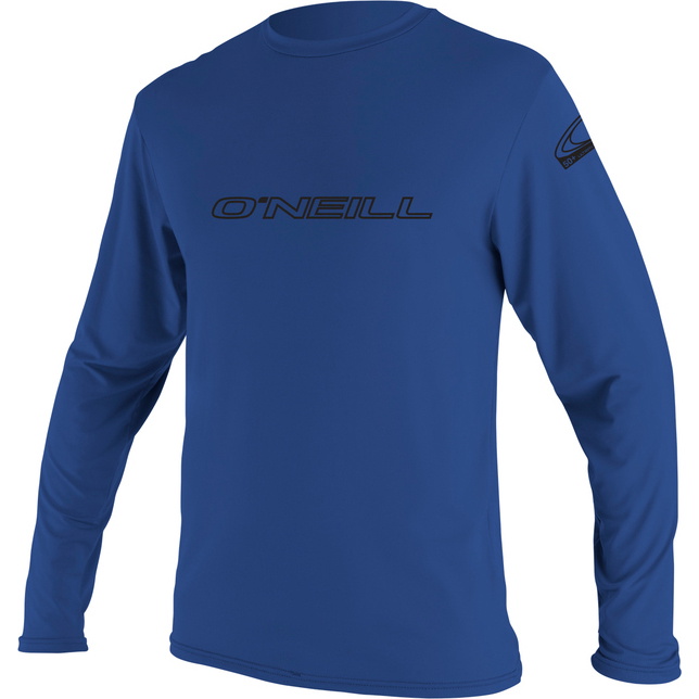 2026 O'Neill Mens Basic Skins LangÃ¦rmet Rash Tee 4339 - Pacific