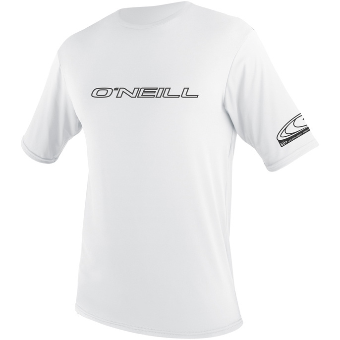 2026 O'Neill Mens Basic Skins Kortærmet Solskjorte 3402 - White