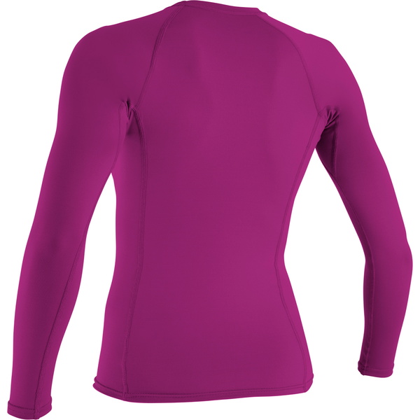 2026 O'neill Kvinders Grundlæggende Skins Langærmet Crew Lycra Vest 3549 - Ræv Pink