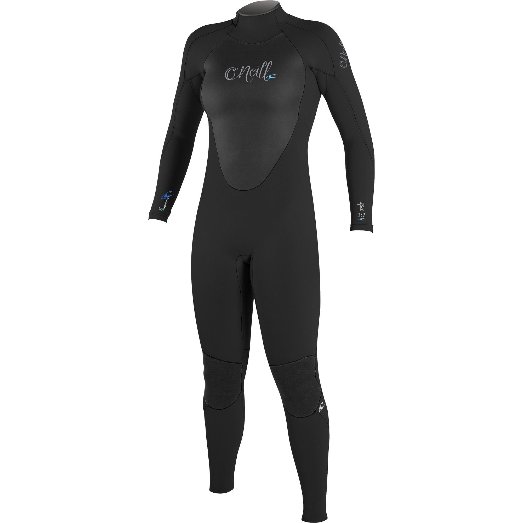 O'neill Kvinders Epic 4/3mm Back Zip Gbs Våddragt Sort 4214