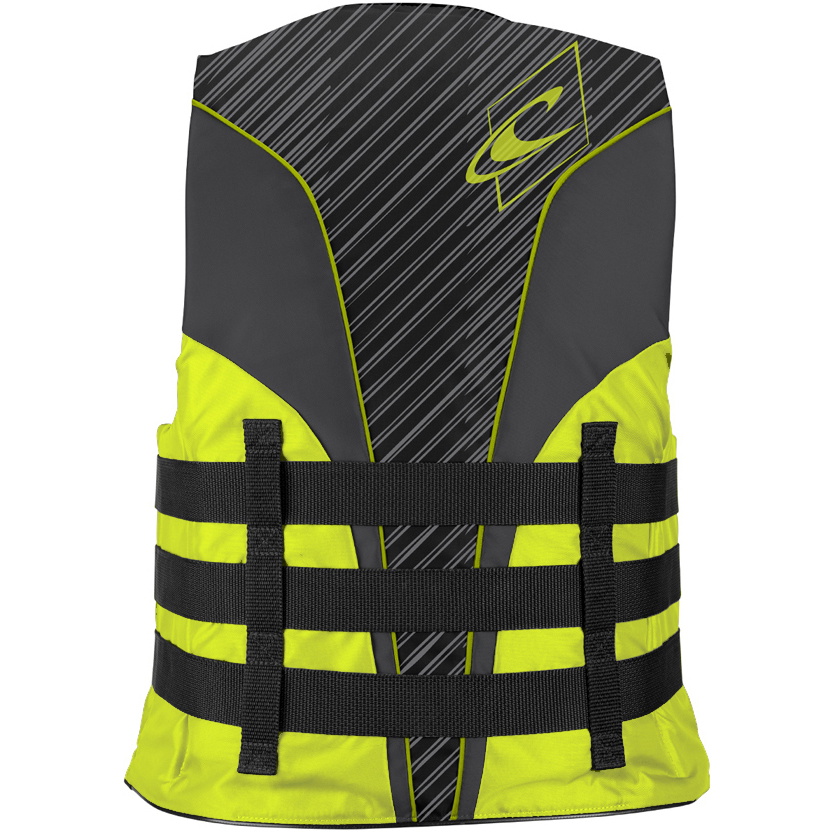 2026 O'neill Superlite 50n Ec Impact Vest 4723 - Sort / Lime / Smoke