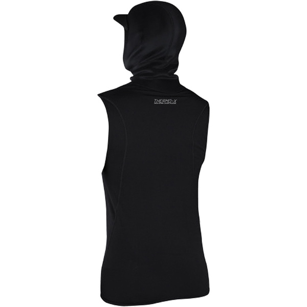 2026 O'neill Thermo-x Termisk Vest Med Hætte 5023 - Sort