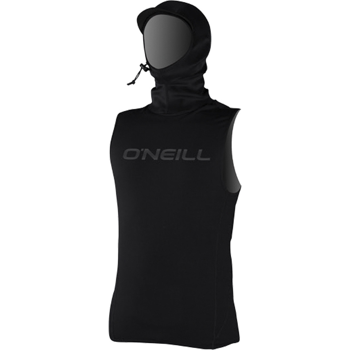 2026 O'neill Thermo-x Termisk Vest Med Hætte 5023 - Sort