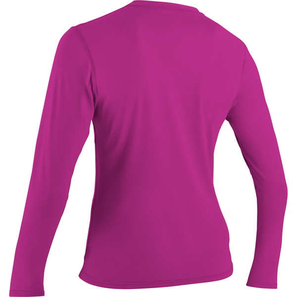 2026 O'Neill Womens Basic Skins Langærmet Rash Tee FOX PINK 4340