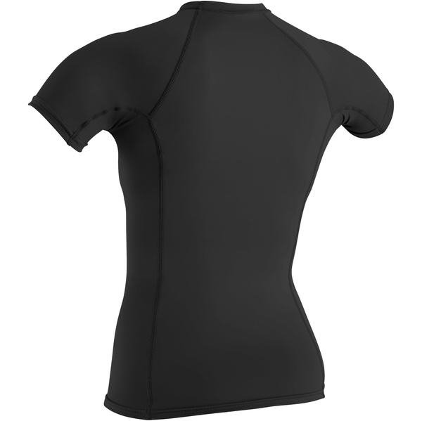 2026 O'neill Kvinders Grundlæggende Skins Kortærmet Crew Lycra Vest 3548 - Sort