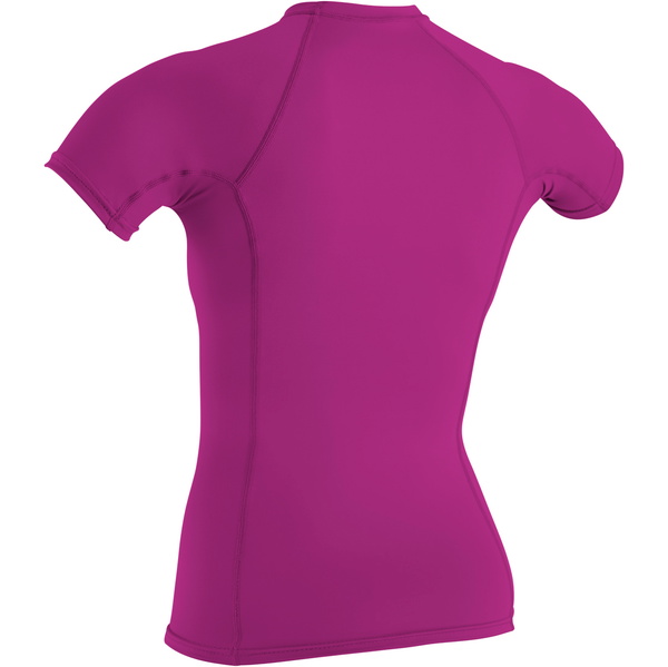 2026 O'neill Kvinders Grundlæggende Skins Kortærmet Crew Lycra Vest 3548 - Ræv Pink