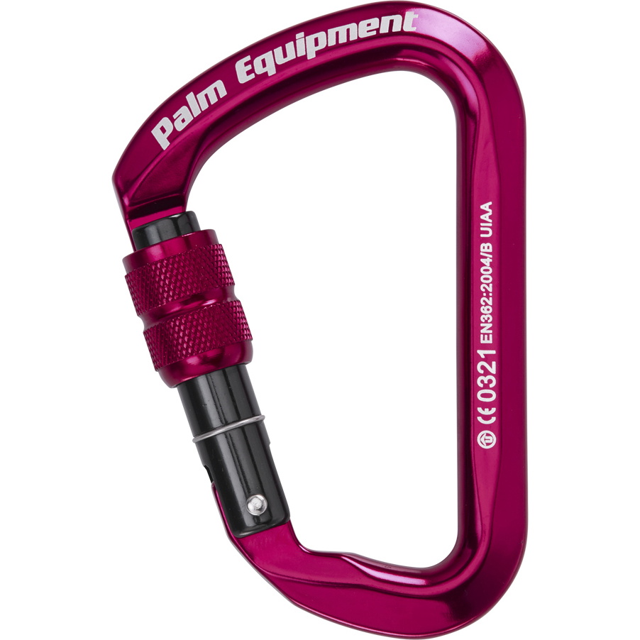2026 Palm Hms Skrue Gate Karabiner Rød 10541