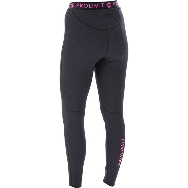 Prolimit Ladies SUP Athletic Quick Dry Bukser Black / Pink 64760