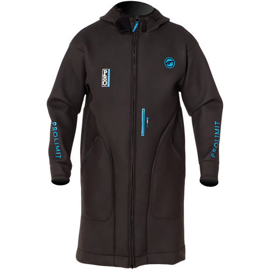 Prolimit Single Lined Racer Jacket i Sort / Cyan 40205011