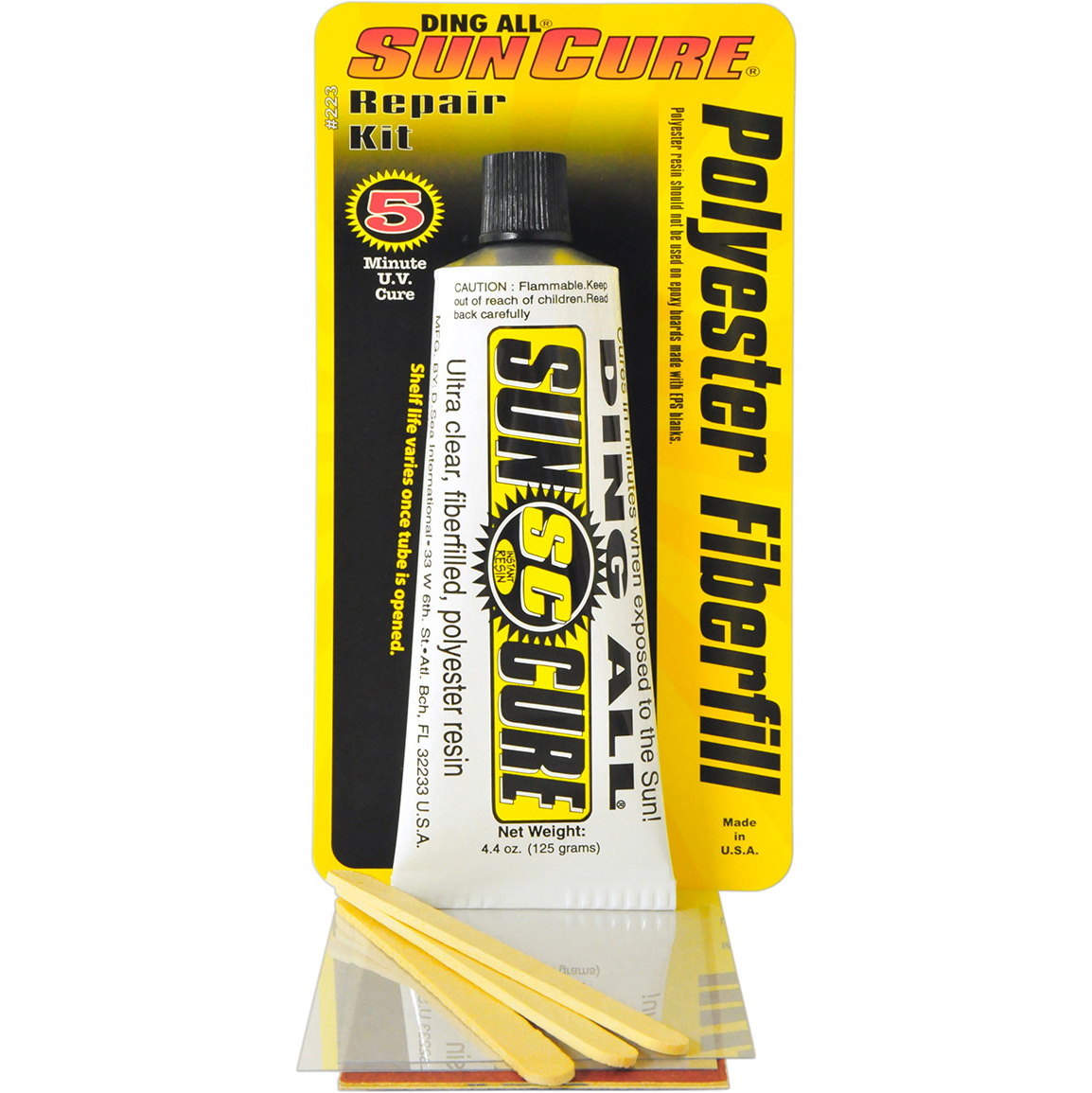 2017 Sun Cure Polyester 4.4oz Fiberfill Repair Kit # 223