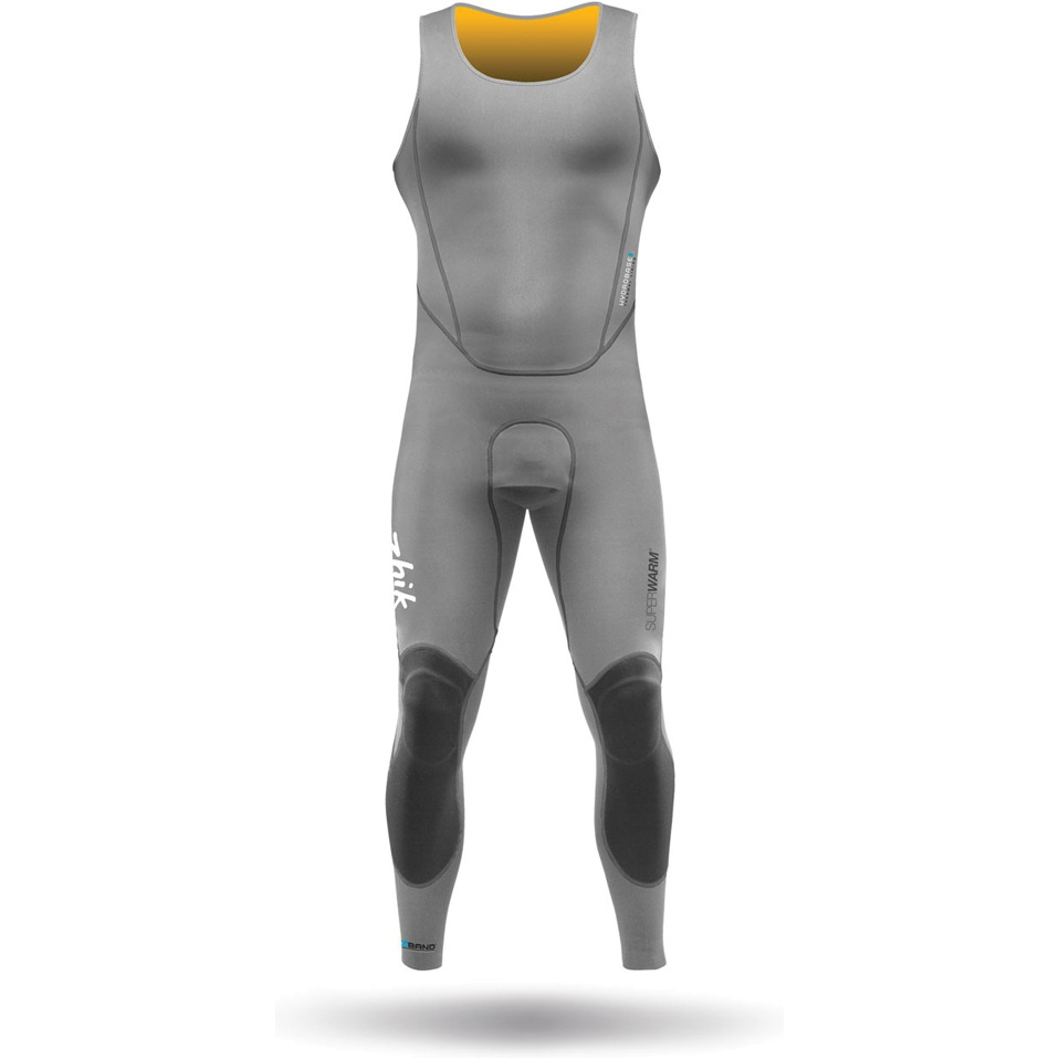 ZHIK Superwarm Skiff 3mm Lange John Wetsuit LIGHT GRAY SKIFF1100