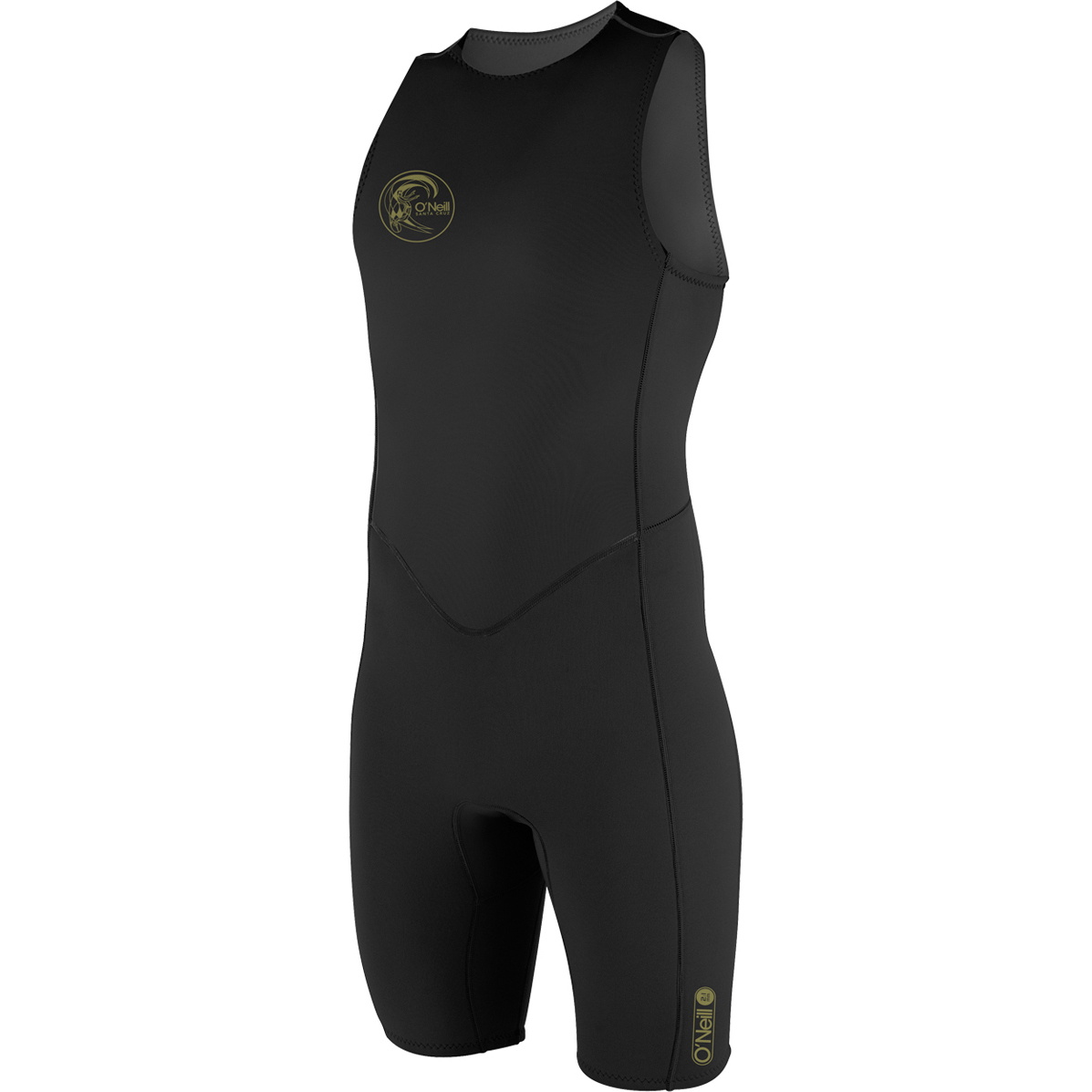 2026 O'neill Mænd O'riginal 2mm Back Zip Short John Våddragt 4529 - Sort