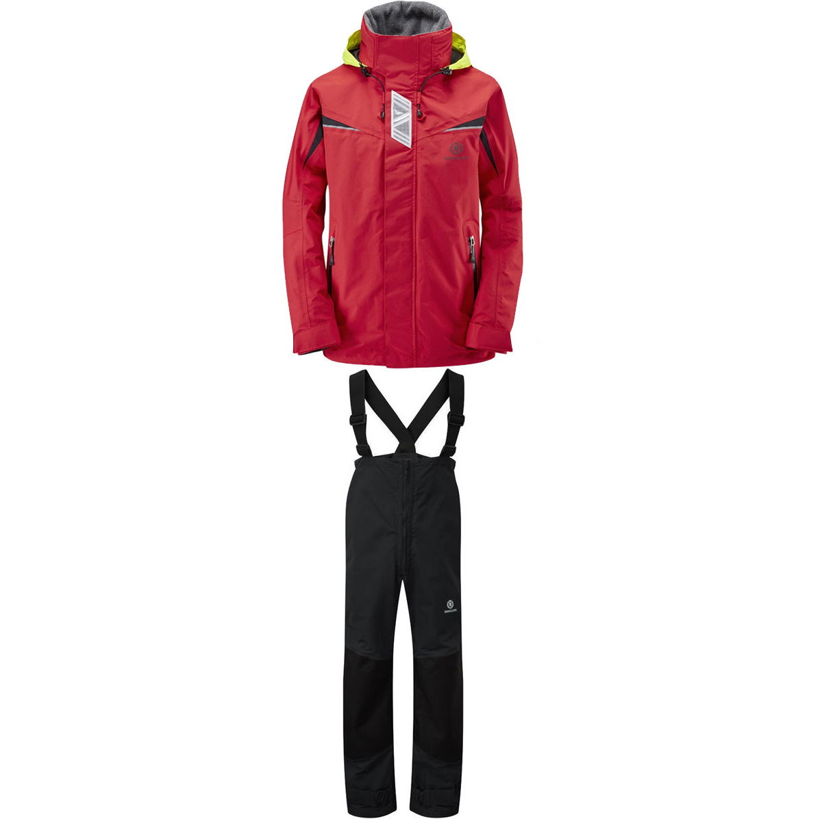 Henri Lloyd Wave Inshore Jacket Y00353 & Hi-Fit Bukser Y10162 COMBI SET RØD / SVART