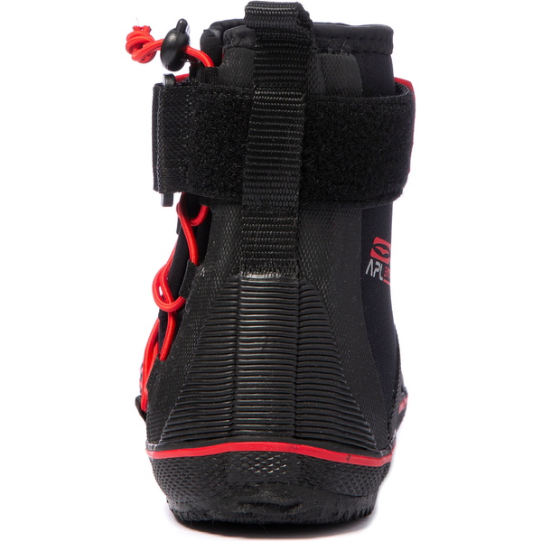 2025 Gul All Purpose 5mm Lace Up Dinghy Boots BO1304-B2 - Black / Rød