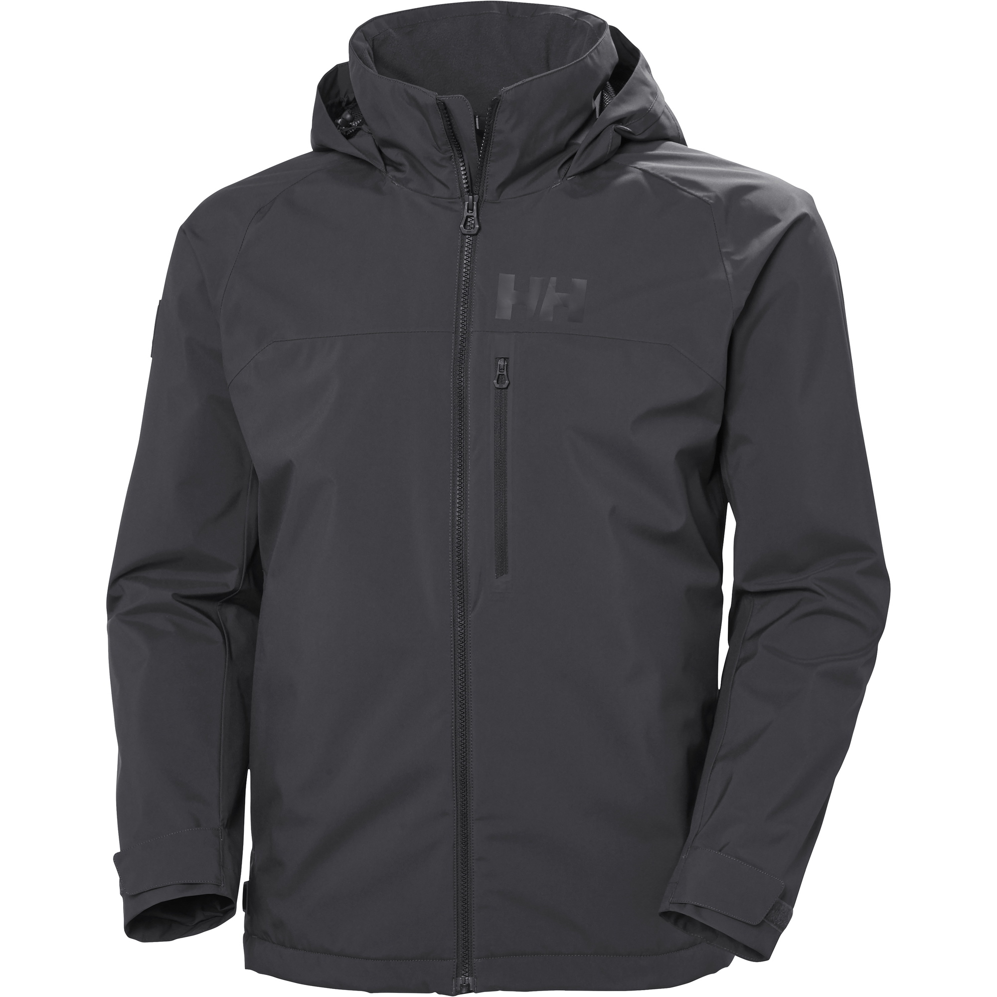 2025 Helly Hansen Herre HP Racing LIFALOFT Hættetrøje Sejlerjakke 30366 - Ebony