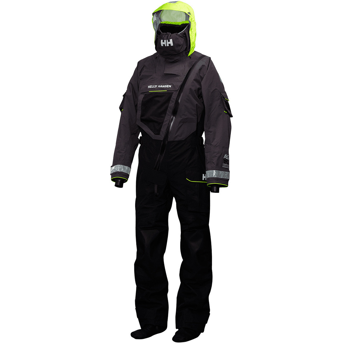 2019 Helly Hansen Aegir Ocean Overlevelse Drysuit Ibenholt 31706