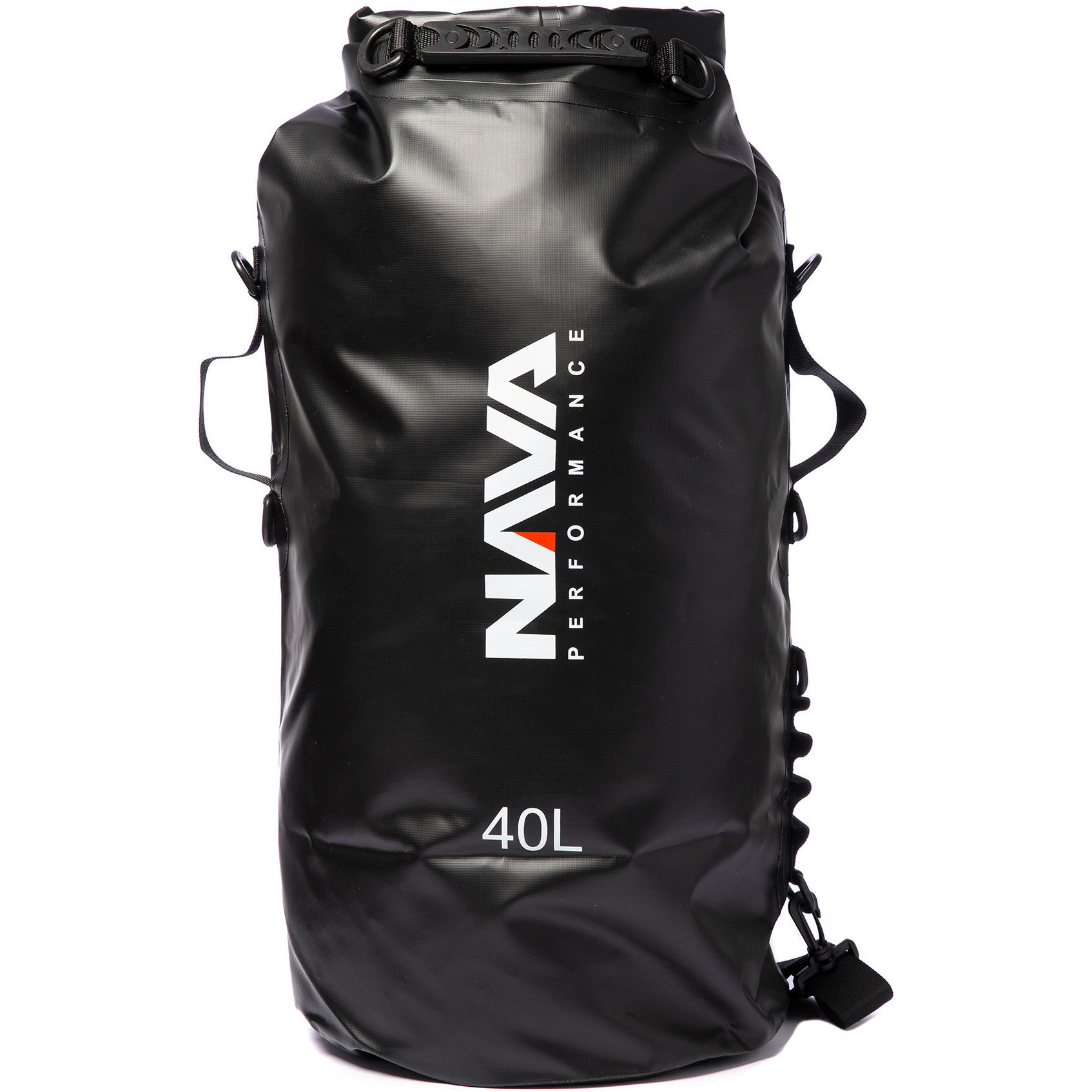 2026 Nava Performance 40l Drybag Med Rygsækstropper Nava005 - Sort