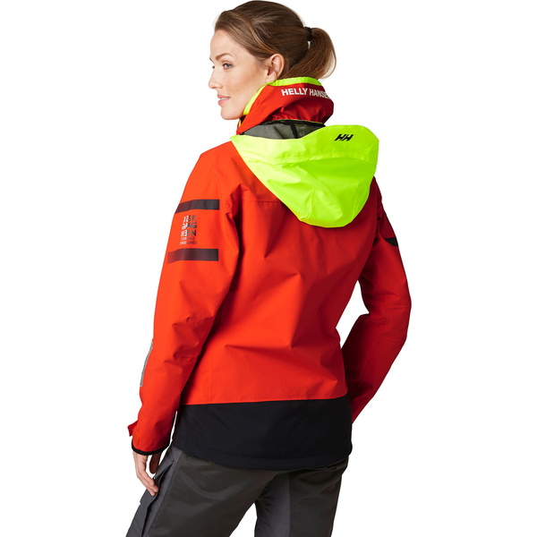 2021 Helly Hansen Dame Skagen Offshore Sejljakke & Bukser Kombisæt - Cherry Tomat / Ibenholt