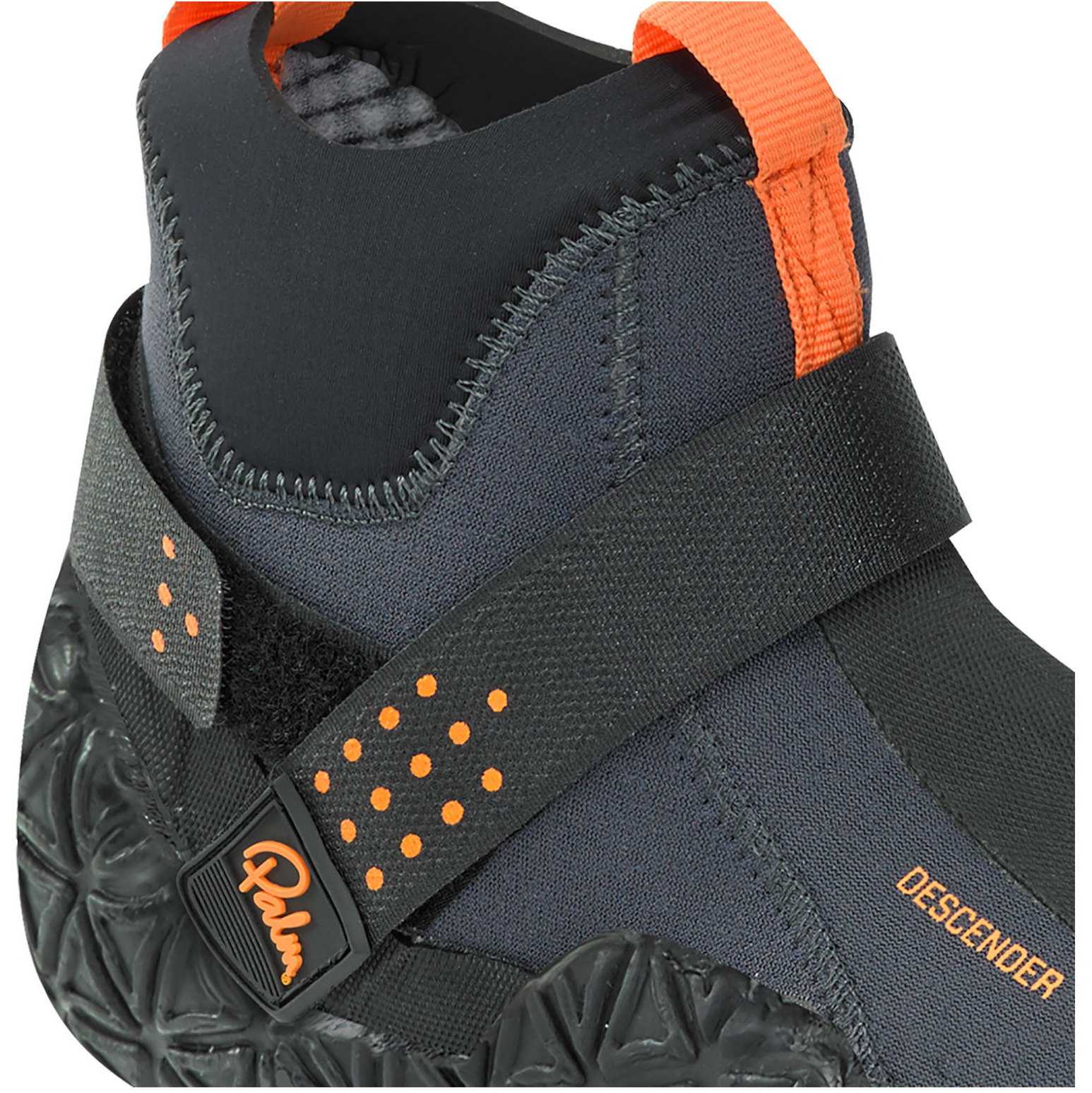 2026 Palm Descender 4mm Kajaksko 12340 - Jet Grå