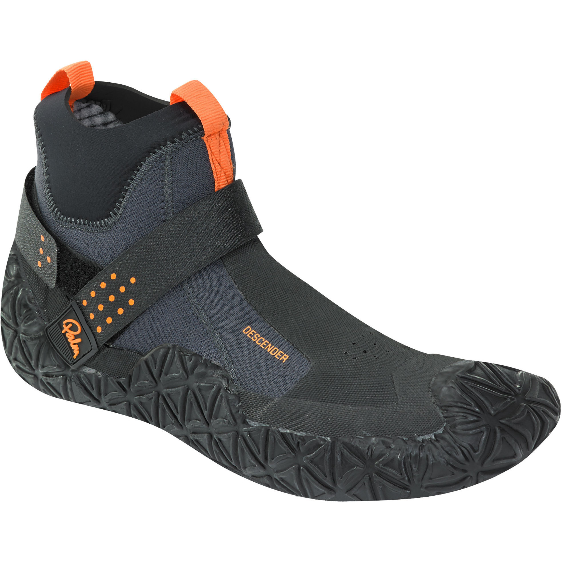 2026 Palm Descender 4mm Kajaksko 12340 - Jet Grå