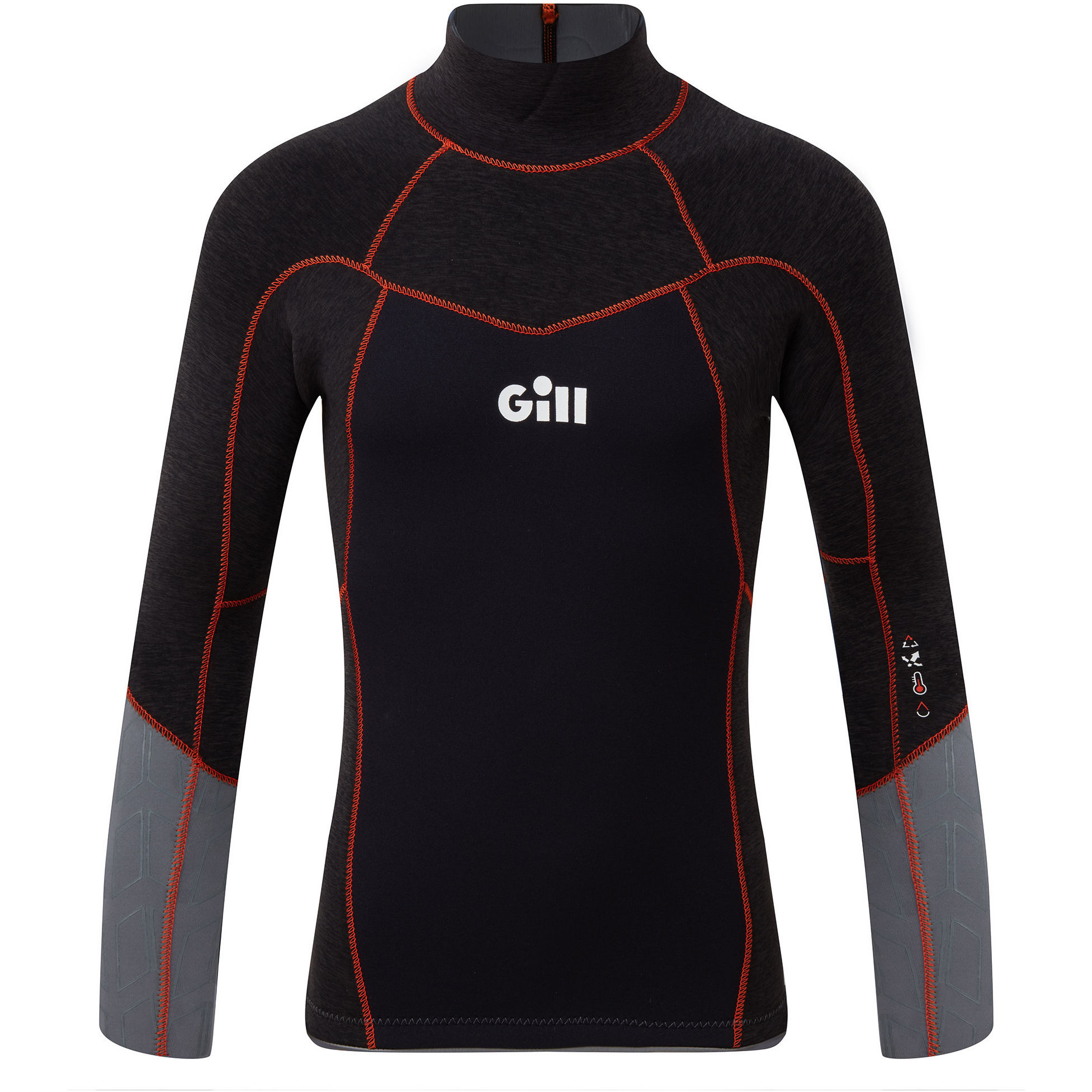 Gill Junior Zentherm 2.5mm GBS Neoprene Top 5001J - Black
