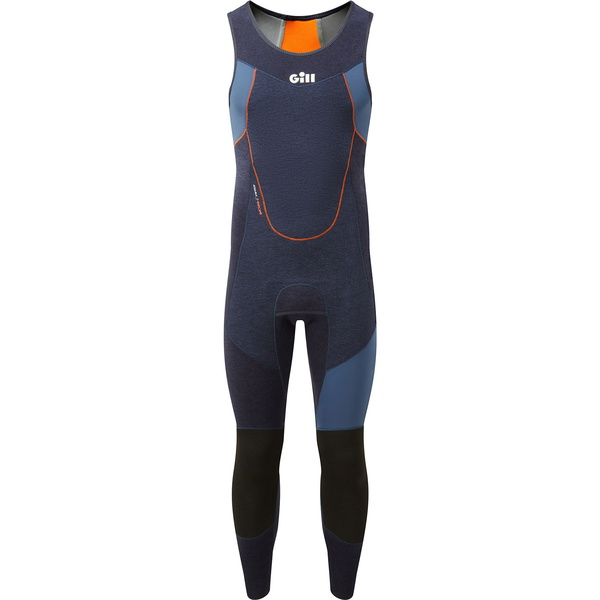 Gill Herre Race Firecell 3.5mm Neopren Skiffdragt Rs16 - Mørk Denim / Orange