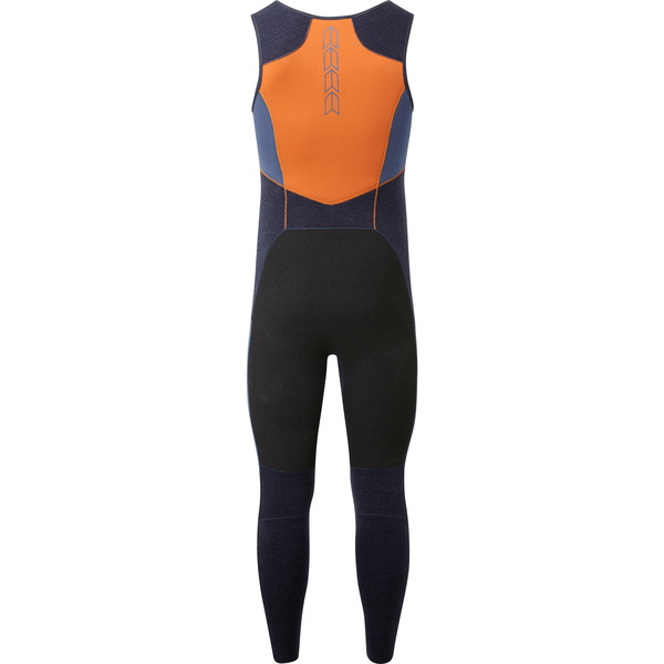Gill Herre Race Firecell 3.5mm Neopren Skiffdragt Rs16 - Mørk Denim / Orange