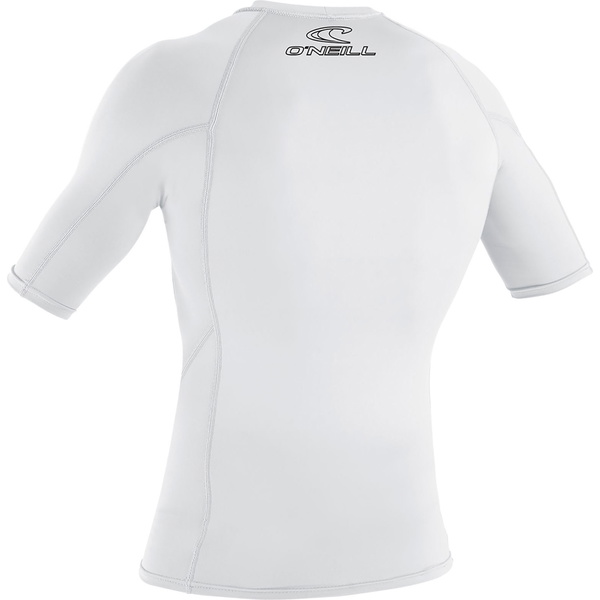 2026 O'neill Ungdom Grundlæggende Skins Kortærmet Lycra Vest 3345 - Hvid