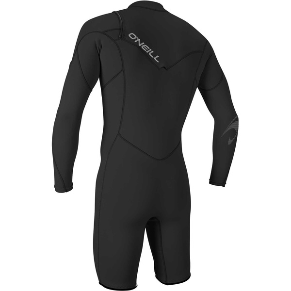 2026 O'neill Mænd Hammer 2mm Langærmet Chest Zip Shorty Våddragt 4928 - Sort
