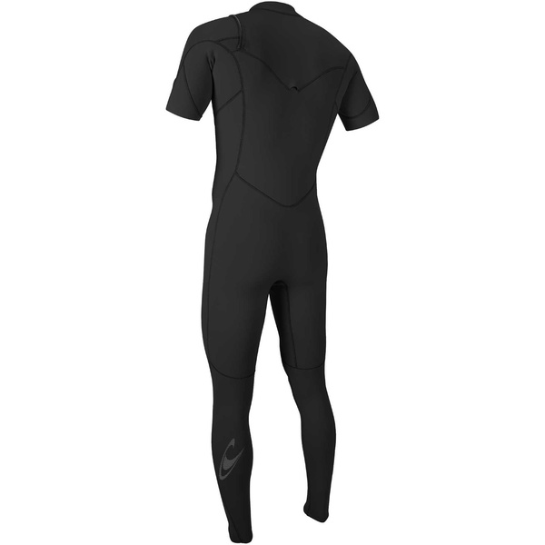 2026 O'neill Mænd Hammer 2mm Kortærmet Chest Zip Våddragt 5056 - Sort