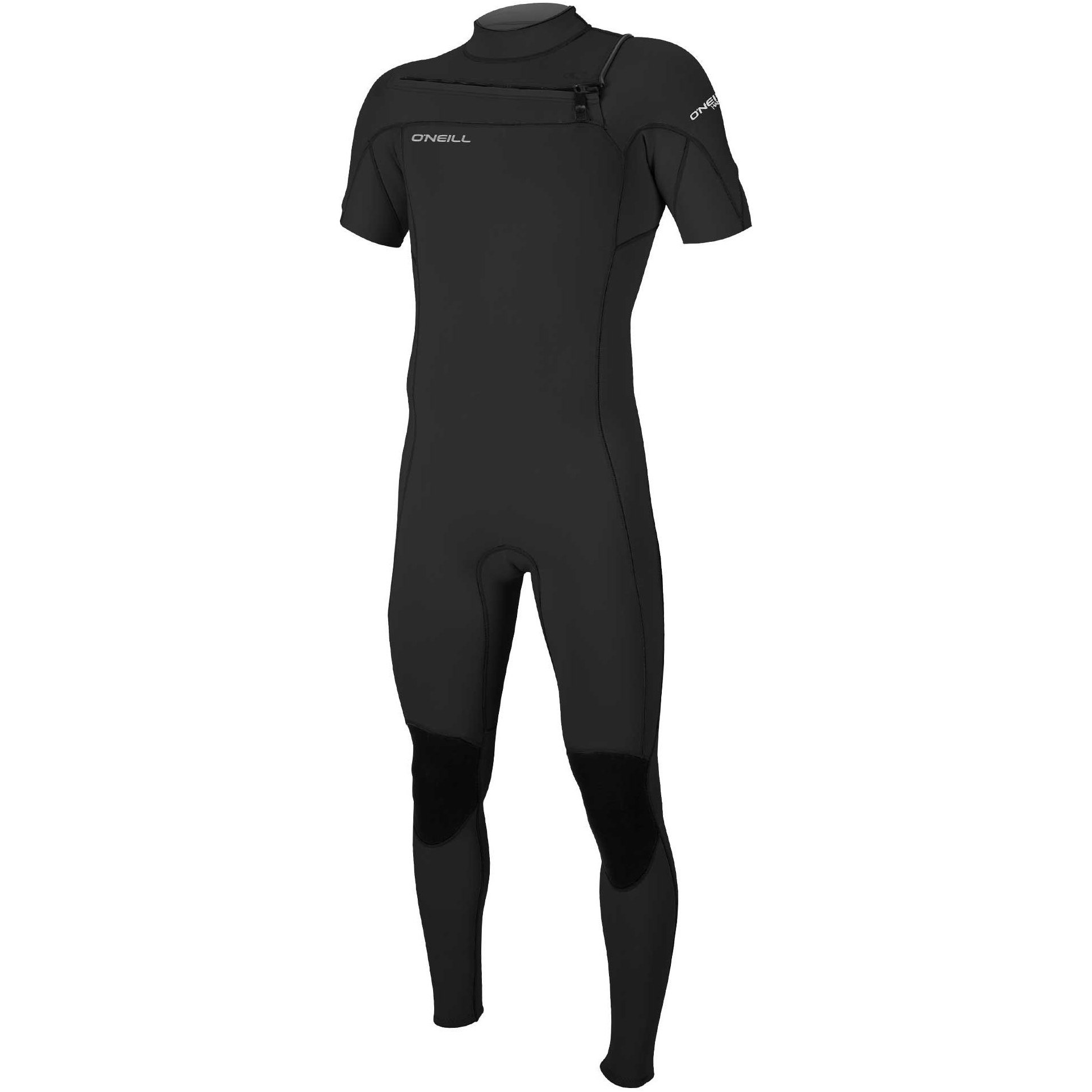 2026 O'neill Mænd Hammer 2mm Kortærmet Chest Zip Våddragt 5056 - Sort