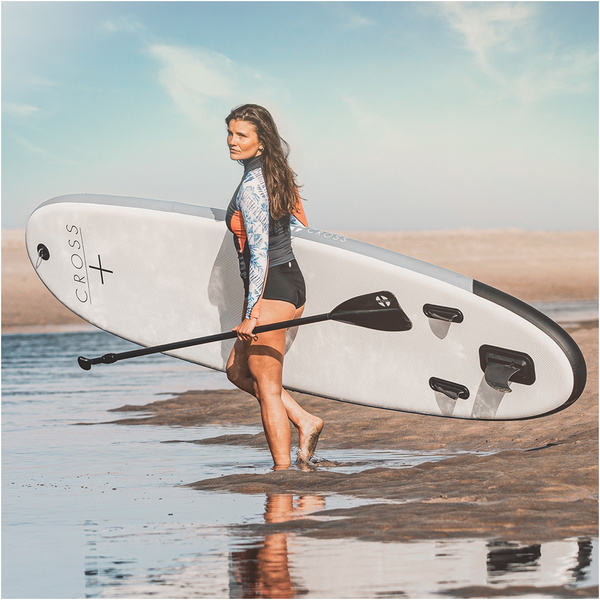 2025 Gul Cross 10'7 Oppustelig Paddleboard-pakke - Board, Taske, Pumpe, Paddle Og Snor CB0029-B7