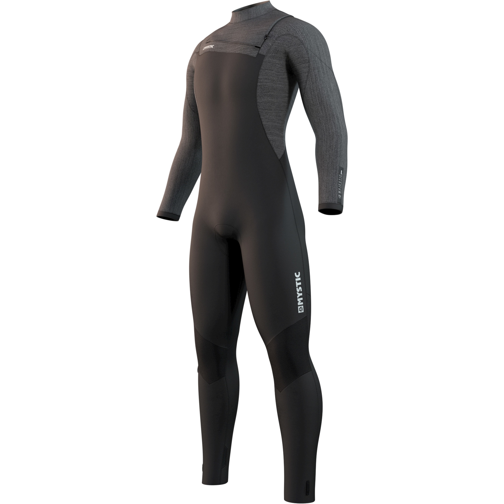2021 Mystic Herre Majestic 5/3mm Front Zip Våddragt 210056 - Sort