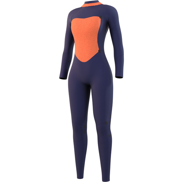 Mystic Kvinder Star 3/2mm Back Zip Våddragt 210318 - Night Blue
